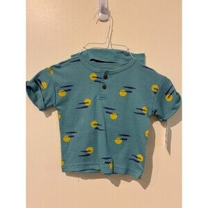 NWT Carter's Child of Mine Blue Shirt & Shorts Outfit - 18M